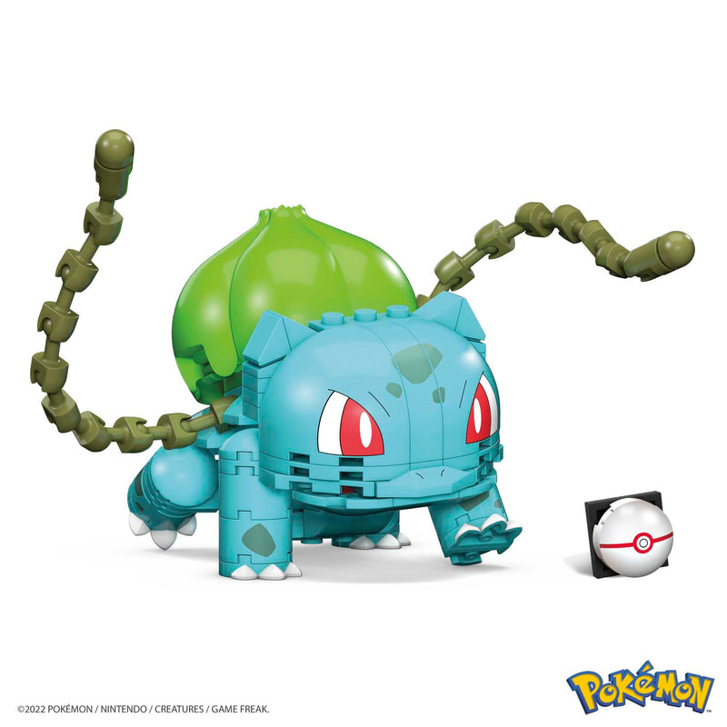 Mega Construx Pokémon Bulbasaur Wonder Builders Construction, side angle