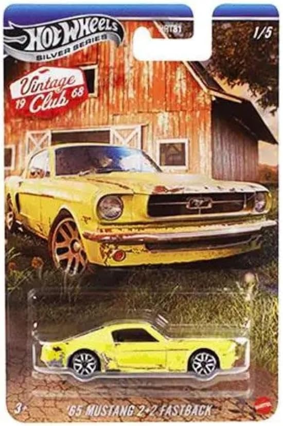 Hot Wheels Silver Series Vintage Club 65 Mustang 2+2 Fastback