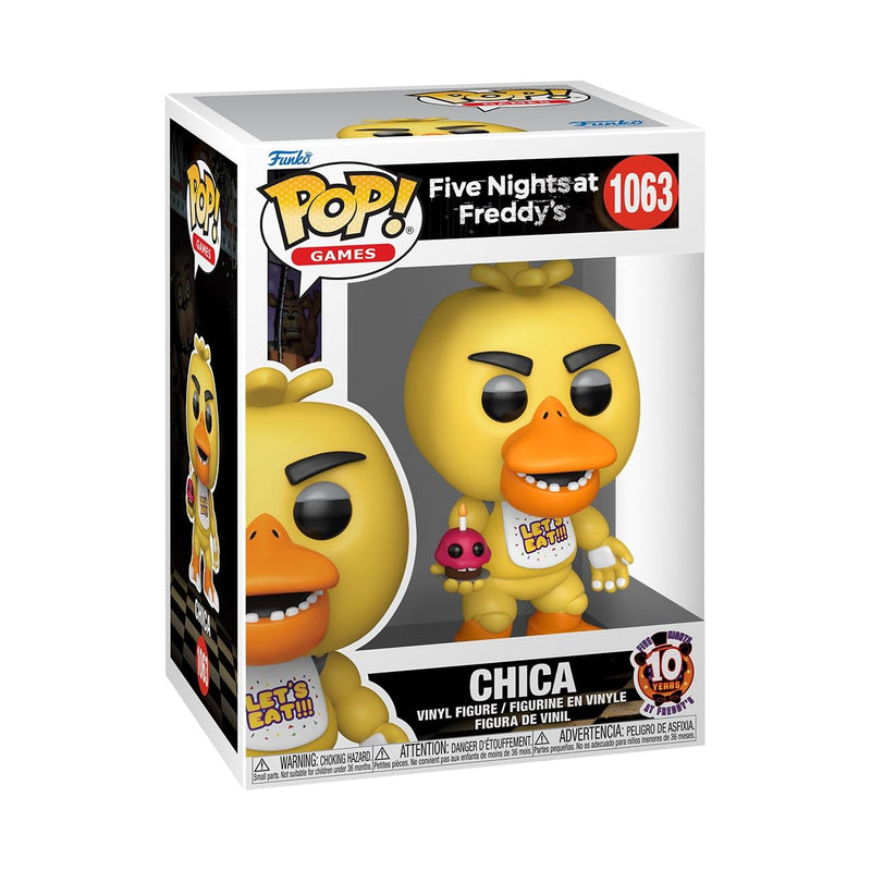 Five Nights At Freddy's 10th Anniversary - Chica Funko Pop!