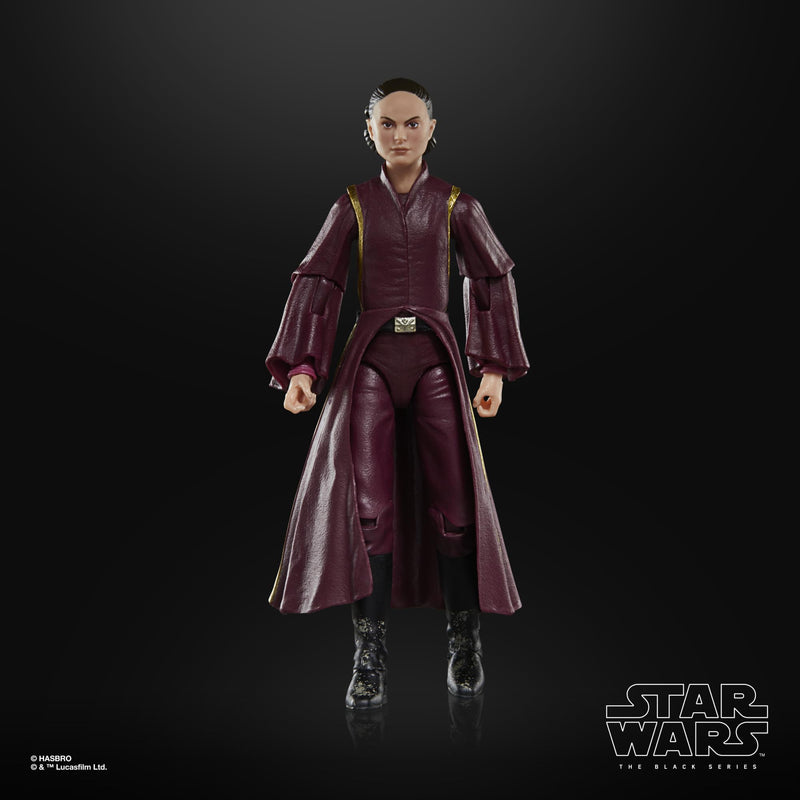 Padmé Amidala Collectible from Star Wars Black Series, rear view