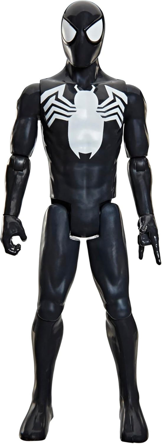 Marvel Black Suit Spider Man Figure Titan Series Action Figure