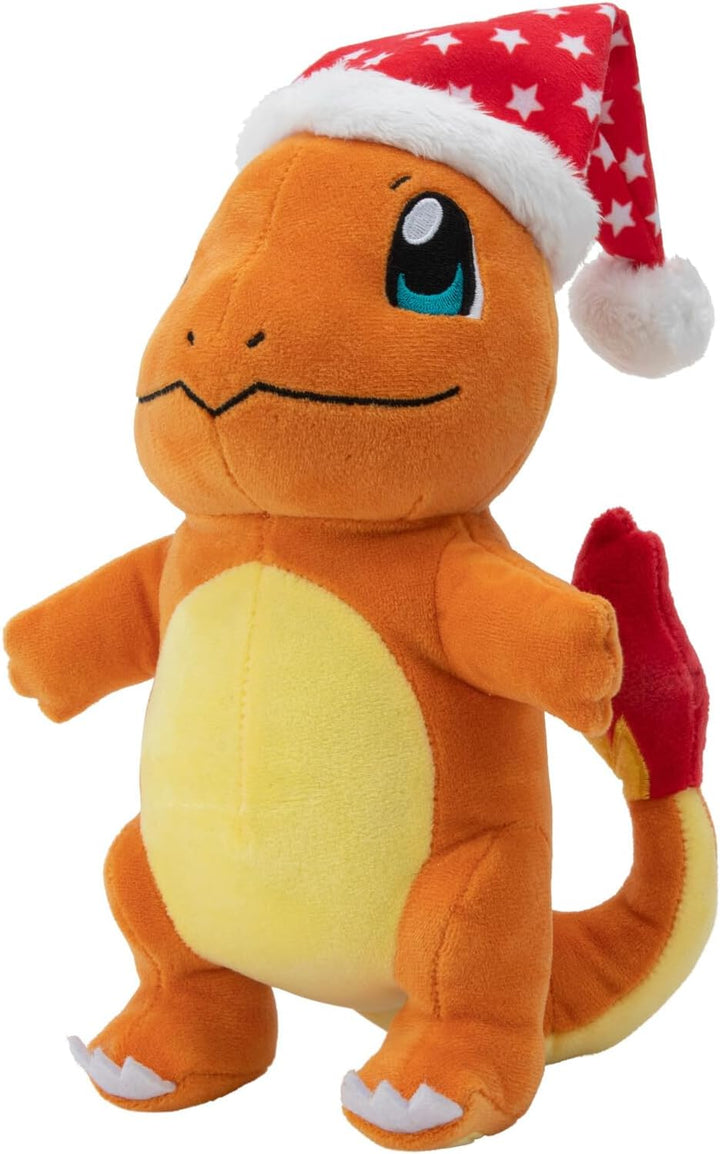 Pokémon 8” Charmander Plush with Santa Hat