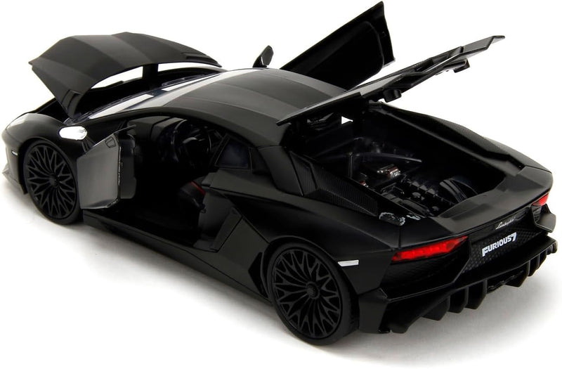 Jada Fast & Furious Shaw's Lamborghini Aventador 1:24 Die Cast Collectible - Image 4