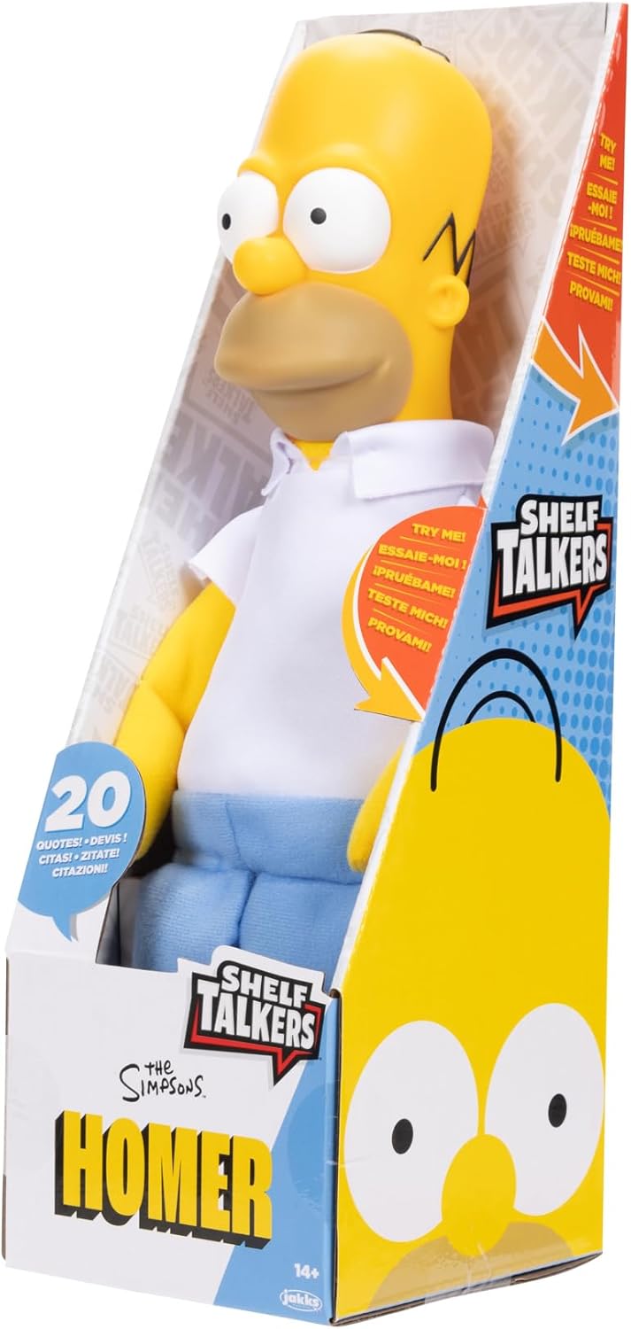 The Simpsons Shelf Talkers Homer Simpson Talking 12" Figure