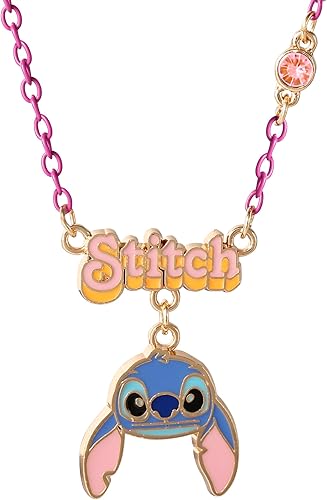 Disney Stitch Multicoloured Enamel Costume Neckalce