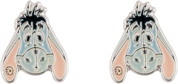 Disney Winnie The Pooh Eeyore Enamel Stud Earrings