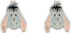 Disney Winnie The Pooh Eeyore Enamel Stud Earrings