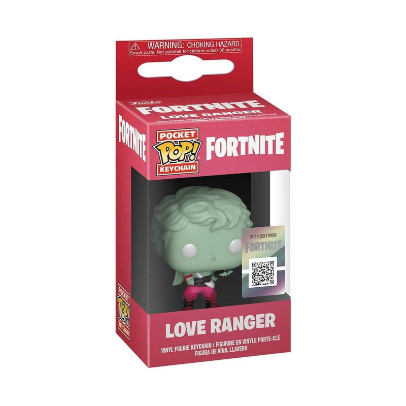 Funko Love Ranger Fortnite POP! Keychain Figure, rear view