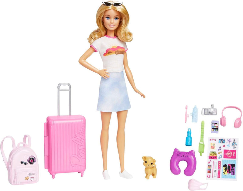Barbie Malibu Travel Doll & Accessories