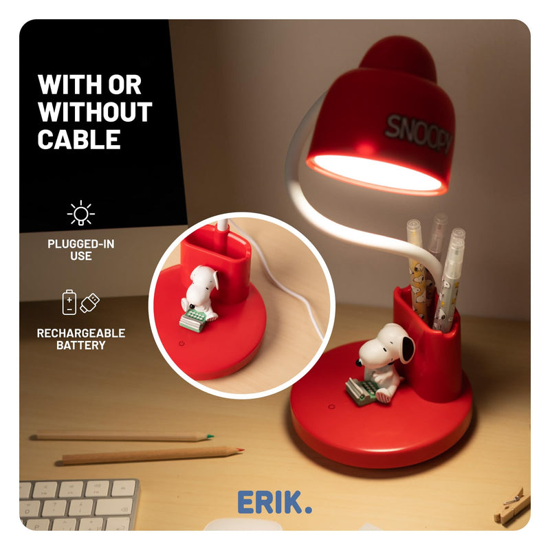 Snoopy Desk Lamp for Home Office Desks and Shelves