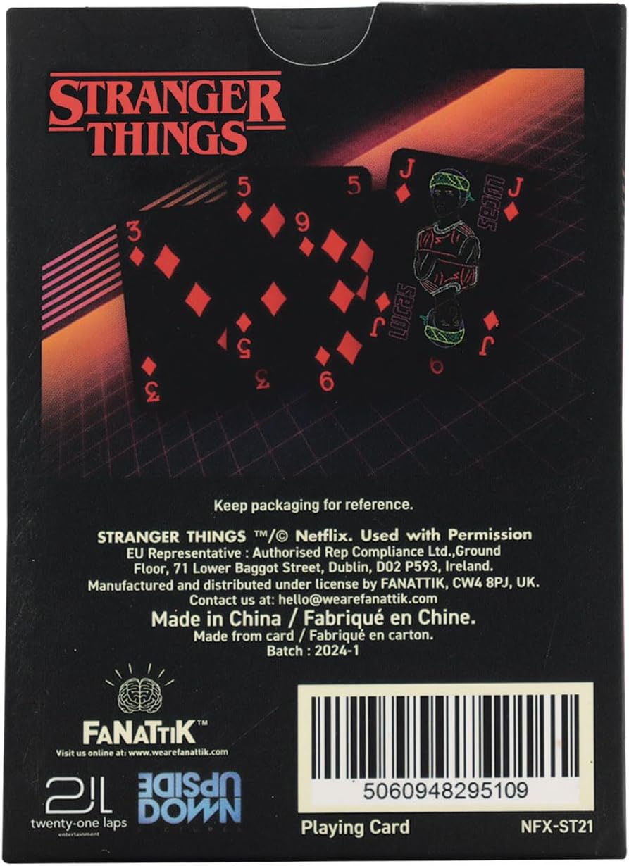 Official Stranger Things Playing Cards
