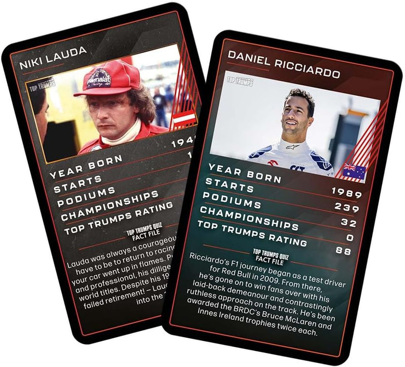 Top Trumps Specials Grand Prix Heroes Card Game - Image 2