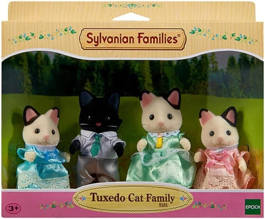 Sylvanian Families Tuxedo Cat Family