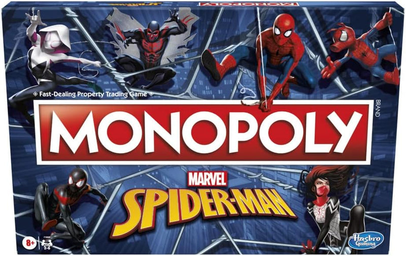 Monopoly: Marvel Spider-Man Edition, rear view