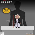 Chucky Tiffany Bride Of Chucky 15 MDS Mega Scale Figure With Sound (Black Jacket), side angle