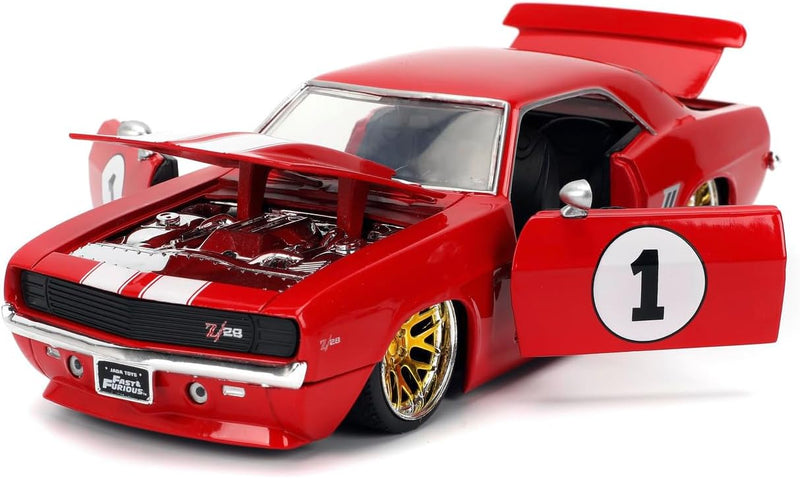Jada Fast & Furious 1969 Chevrolet Camaro 1:24 Die Cast Model Car - Image 2