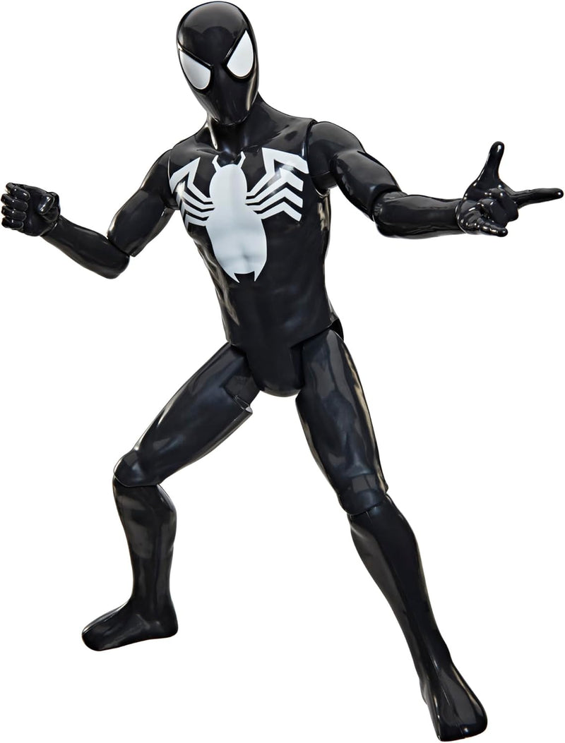 Marvel Black Suit Spider-Man Figure Titan Series Action Figure