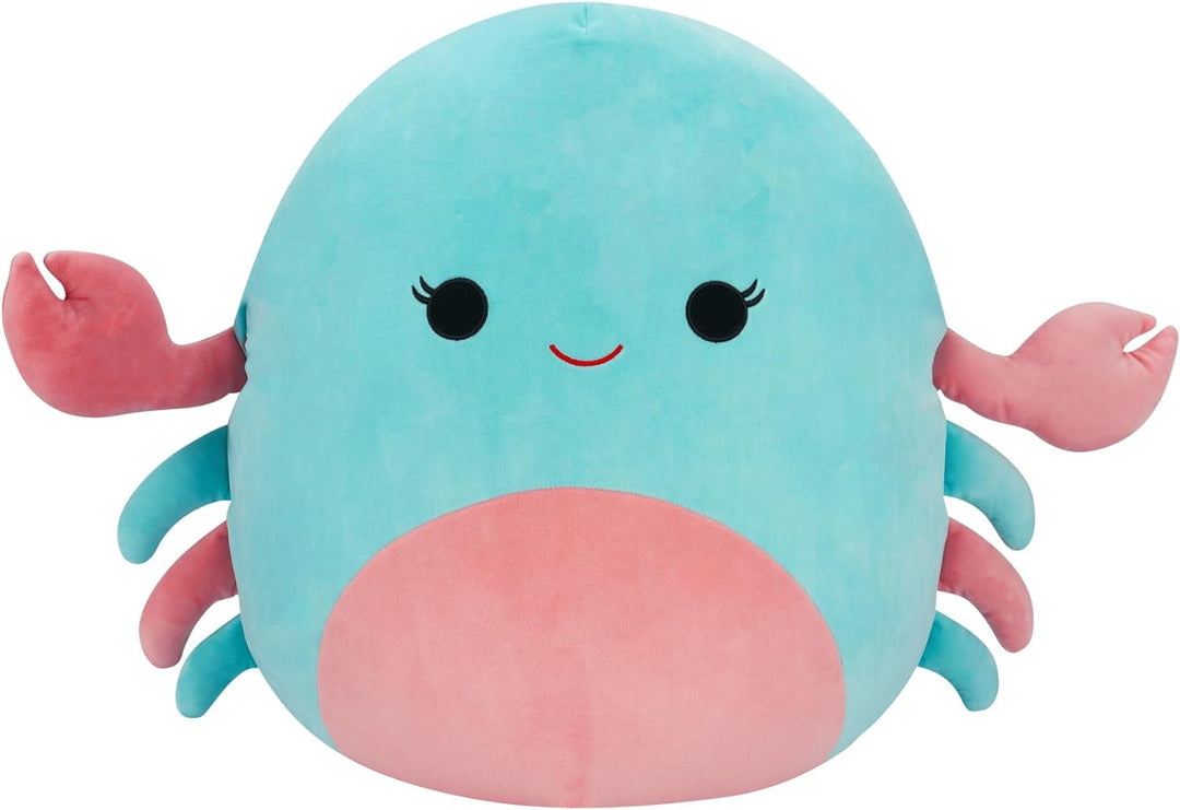 Squishmallows 20'' Pink & Mint Crab Plush