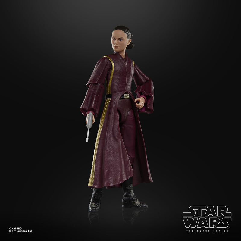 Padmé Amidala Collectible from Star Wars Black Series, in display