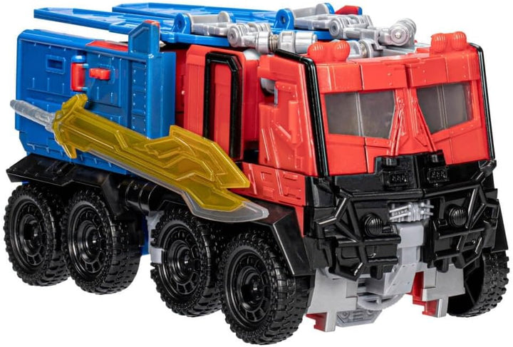 Transformers Toys Rise of The Beasts Beast-Mode Optimus Prime Action Figure