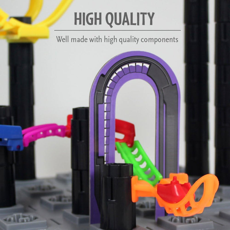 Thinkfun Roller Coaster Challenge, close-up detail
