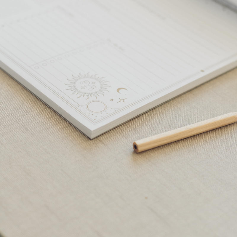 Astral A4 Weekly Planner close up detail
