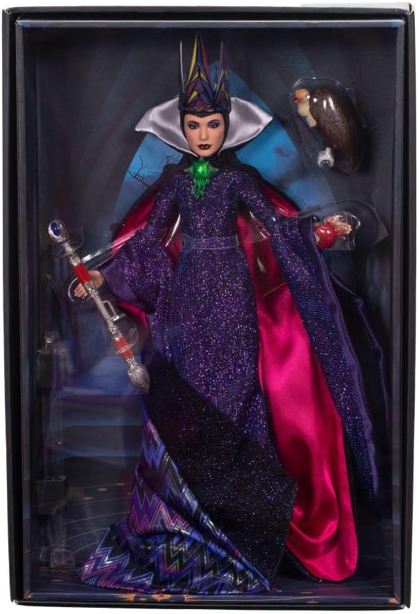 Mattel Disney Collector Evil Queen Collectible Fashion Doll, side angle