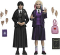 Wednesday and Enid Nevermore Uniform 8" Clothed Action Figure 2-Pack