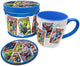 Marvel Comics Retro Collectors Cards Mug and Coaster Gift Tin Set