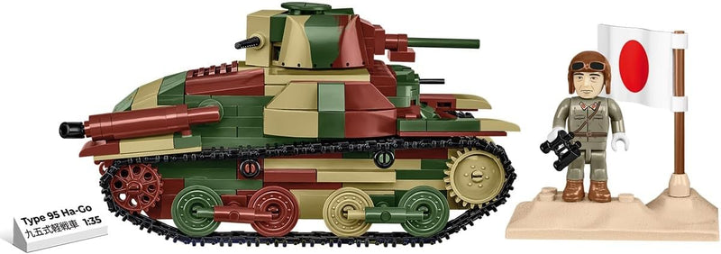 Cobi 3115 World War II Type 95 Ha-Go Japanese Tank 380KL 380 pcs