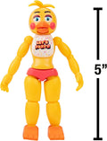 Five Nights at Freddy's Toy Chica 5" Action Figure, close-up detail