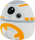 Squishmallows 10 Soft Plush Star Wars BB8, in display