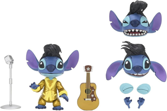 Lilo And Stitch Gold Suit Elvis Stitch Ultimate 7" Scale Action Figure (Disney)