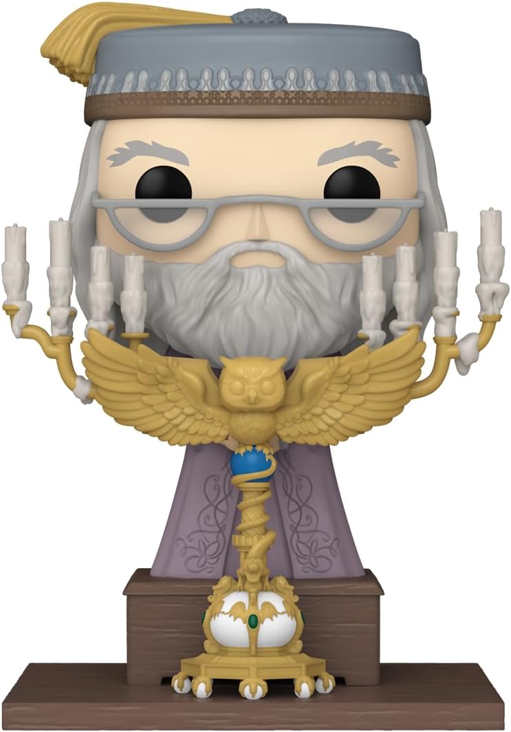 Funko POP! Deluxe: Harry Potter Prisoner Of Azkaban - Albus Dumbledore With Podium, alternate view