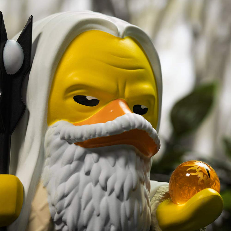 Lord of the Rings Saruman Tubbz PVC Figure Boxed Edition 10, in display