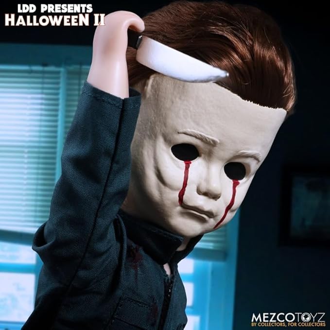 Living Dead Dolls Halloween 2: Michael Myers, close-up detail
