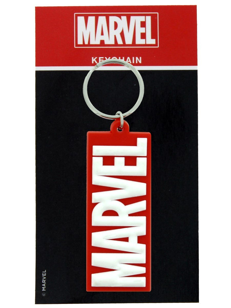 Marvel Comics Rubber Keychain Logo 6 cm