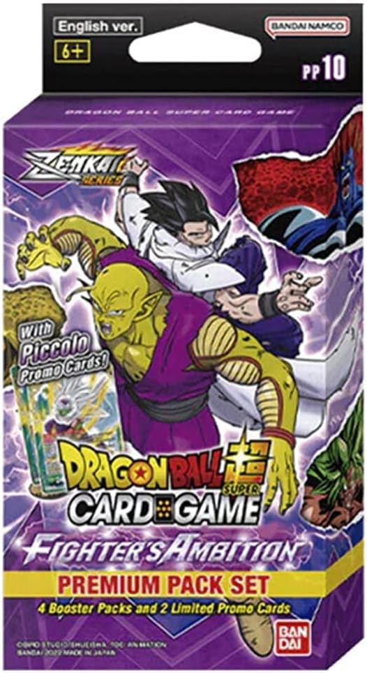 Dragon Ball Super TCG: ZENKAI Series 02 Fighter’S Ambition Premium Pack Set [PP10], alternate view