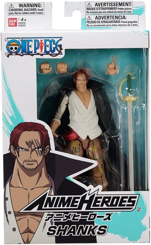 One Piece Anime Heroes Figures Shanks Action Figure