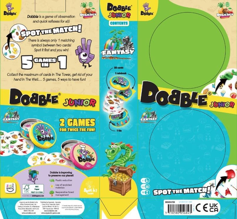 Dobble Junior, side angle
