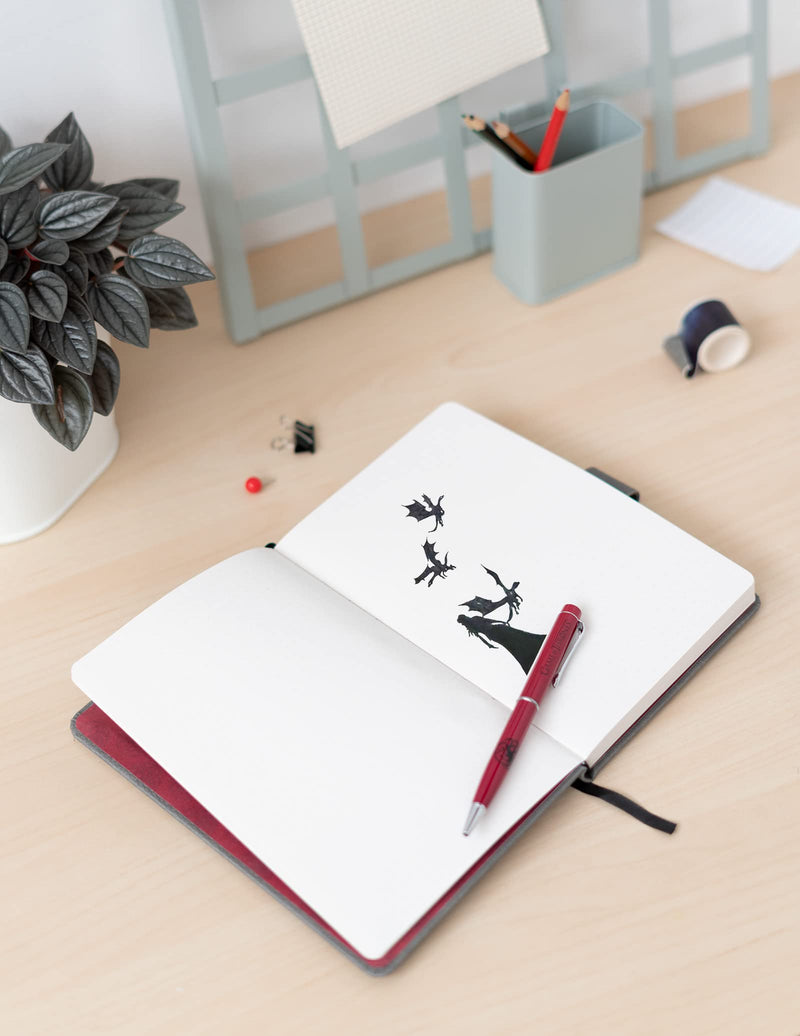 Game of Thrones Targaryen House Premuim A5 Notebook with Projector Pen packaging view