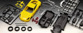 Revell Model Kit Corvette Stingray 2014 1:25 (Yellow) - Image 8
