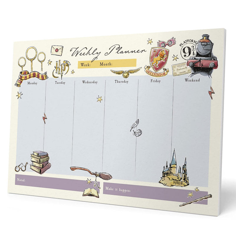Weekly Planner Notepad A4 Harry Potter Glasses view 2
