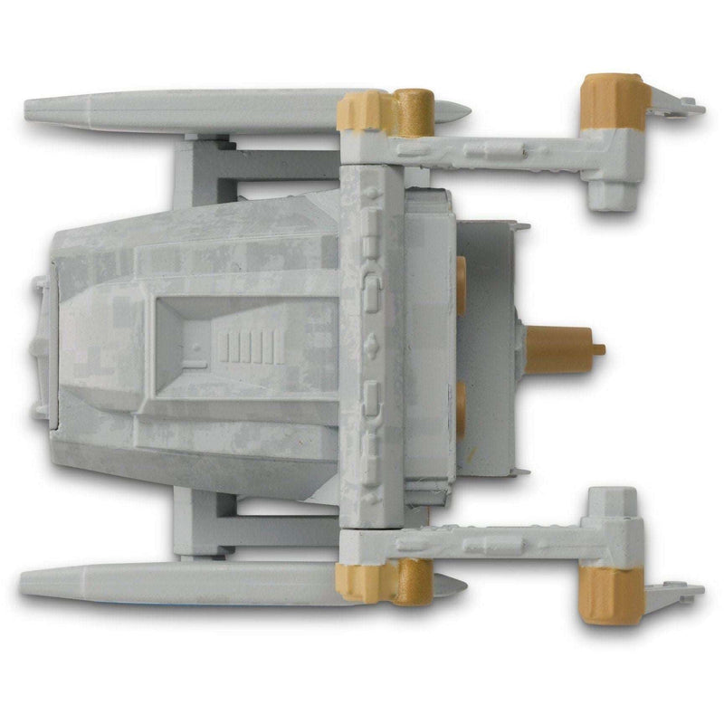 Starfleet Federation Tug Starship Model Die Cast Ship (Eaglemoss / Star Trek), size reference