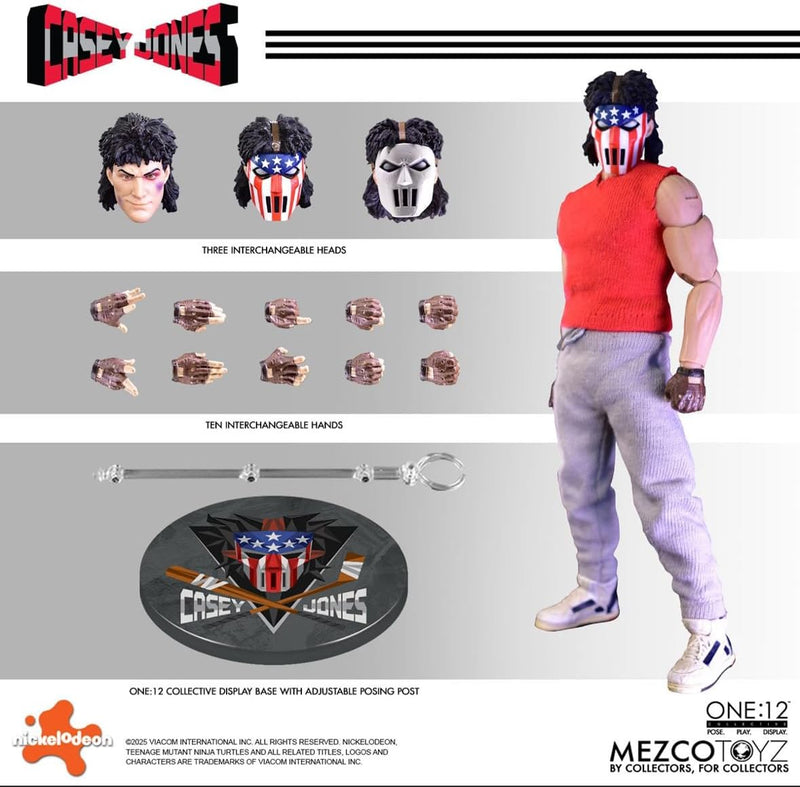 Casey Jones Teenage Mutant Ninja Turtles One:12 Collective Action Figure (view 2)