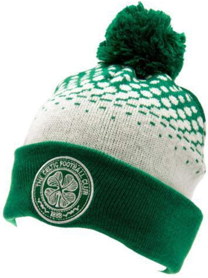Celtic FC Fade Knitted Bobble Hat