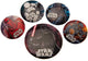Star Wars Dark Side Pin Badge Pack