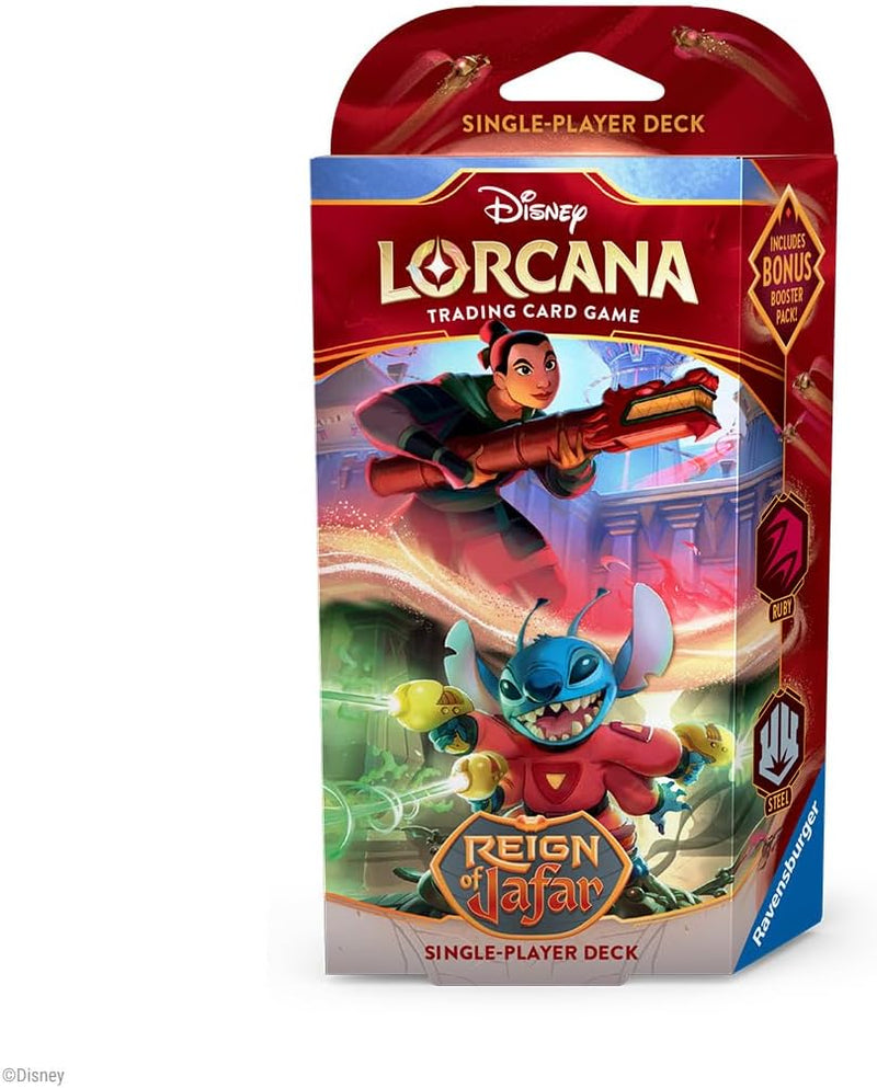 Disney Lorcana Trading Card Game - Reign of Jafar Starter Deck - Set 8, close-up detail