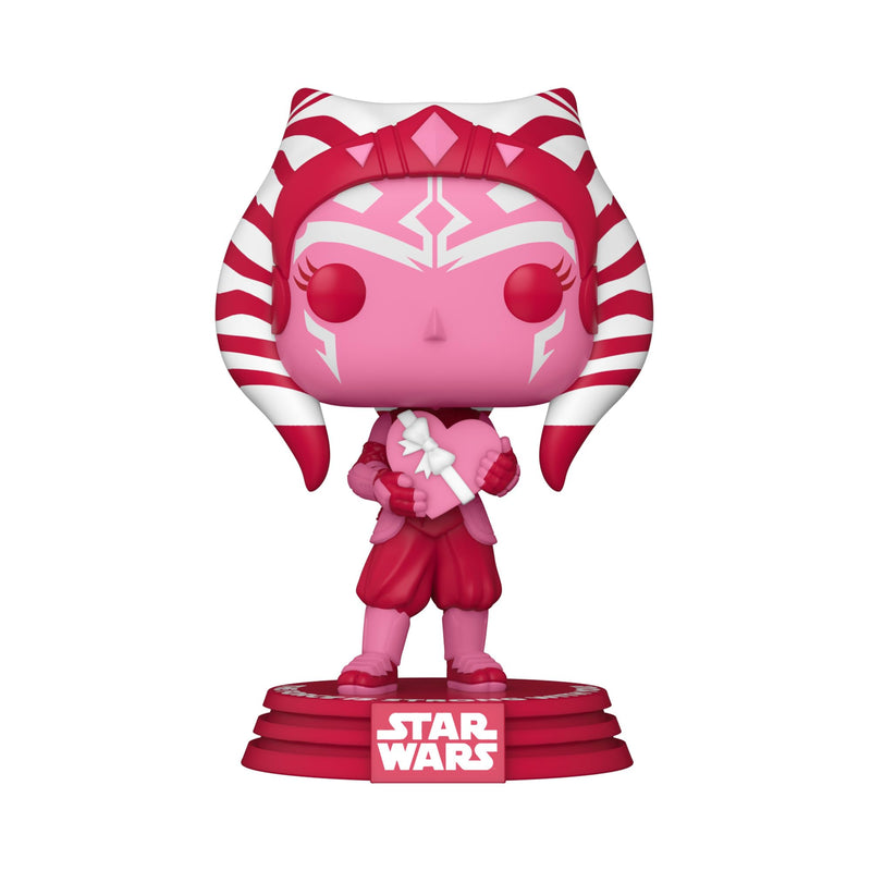 Ahsoka Star Wars Valentines Funko POP! Vinyl Figure, side angle