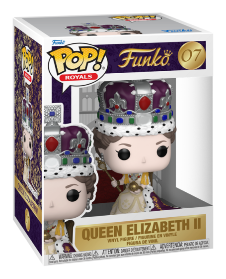 Queen Elizabeth II (Coronation) Funko Pop! Premium Vinyl Figure